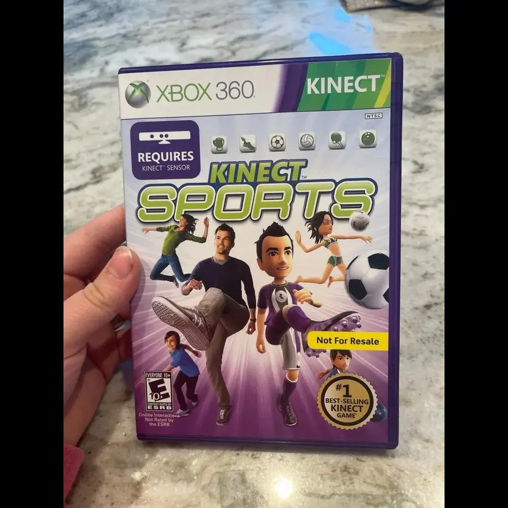 Kinect Sports‎ Xbox 360 Video Game Full Body 2010 Microsoft Game Studios Manual